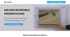 Desktop Screenshot of liveslides.com